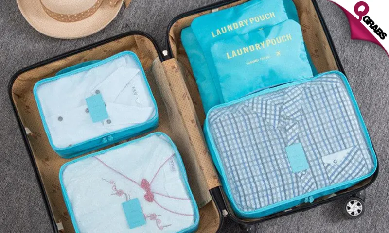 6-Piece Luggage Organizers!